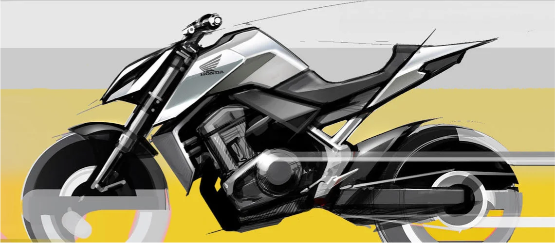 Honda Hornet 2022 sketches