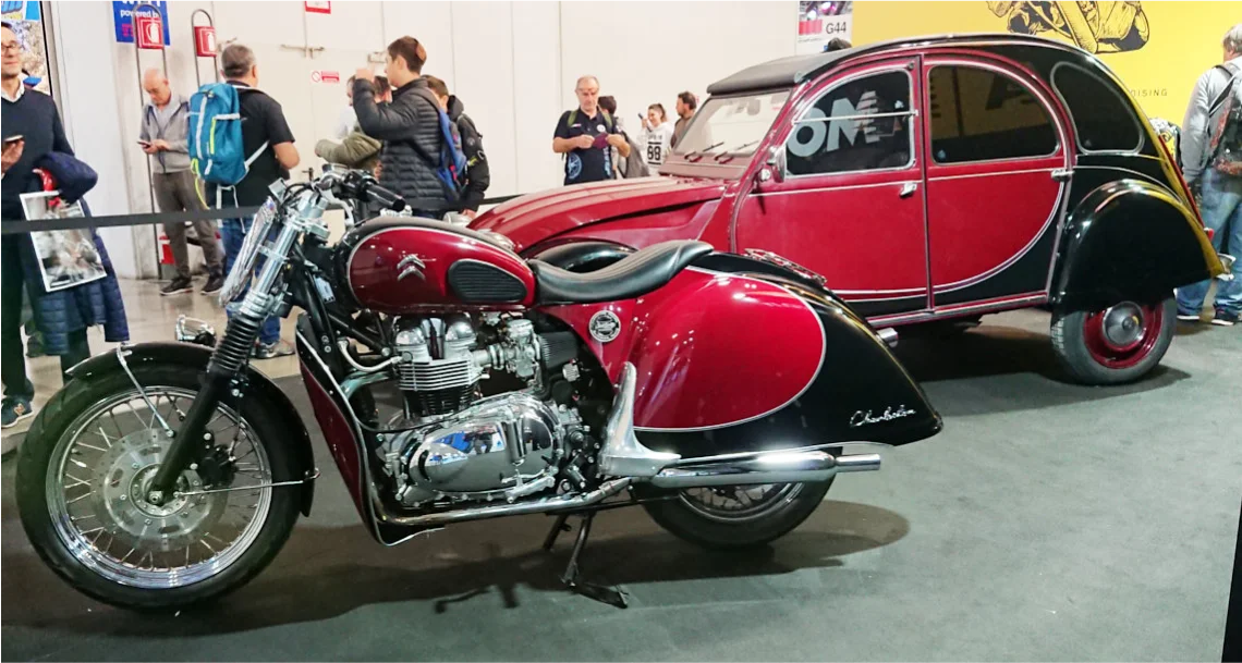 eicma 2018 Charleston (Citroen 2CV tribute)