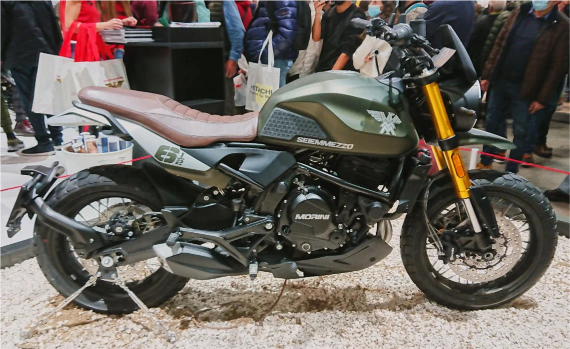 Eicma 2021 Moto Morini 6½ Seiemmezzo SCR
