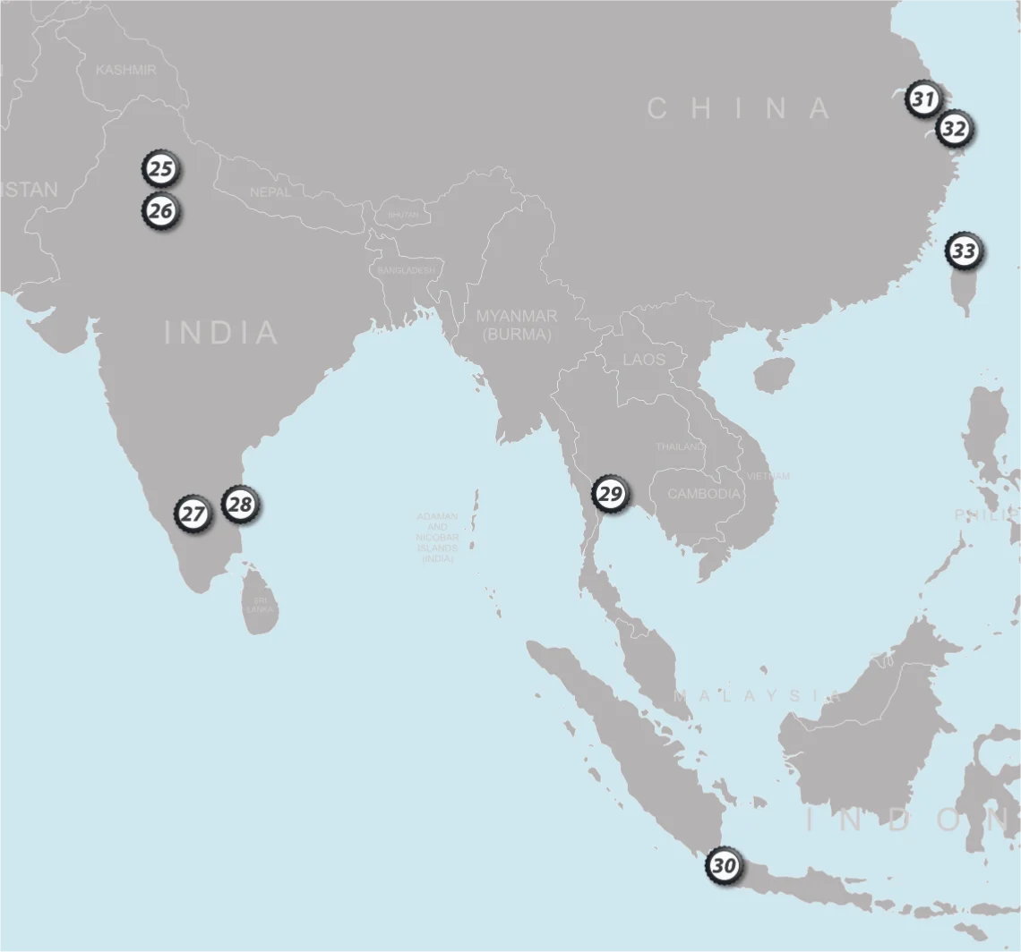 Motorcycle design and R&D centers worldwide