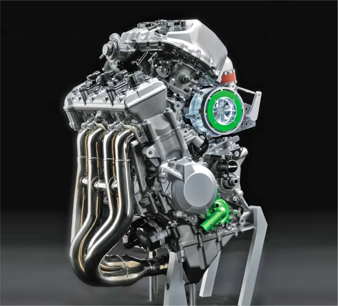 Kawasaki inline-four engine