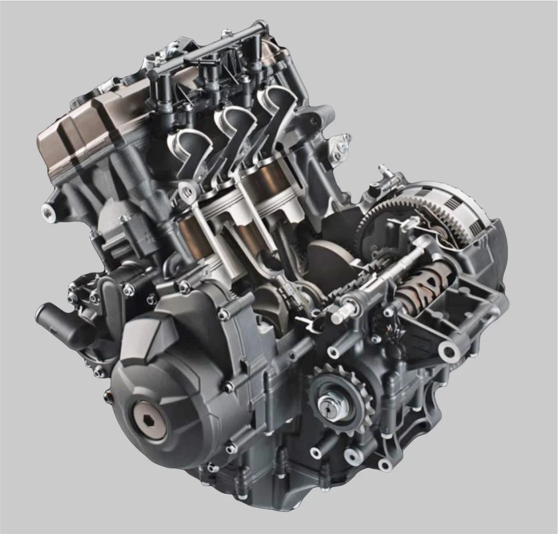 Yamaha inline-three engine