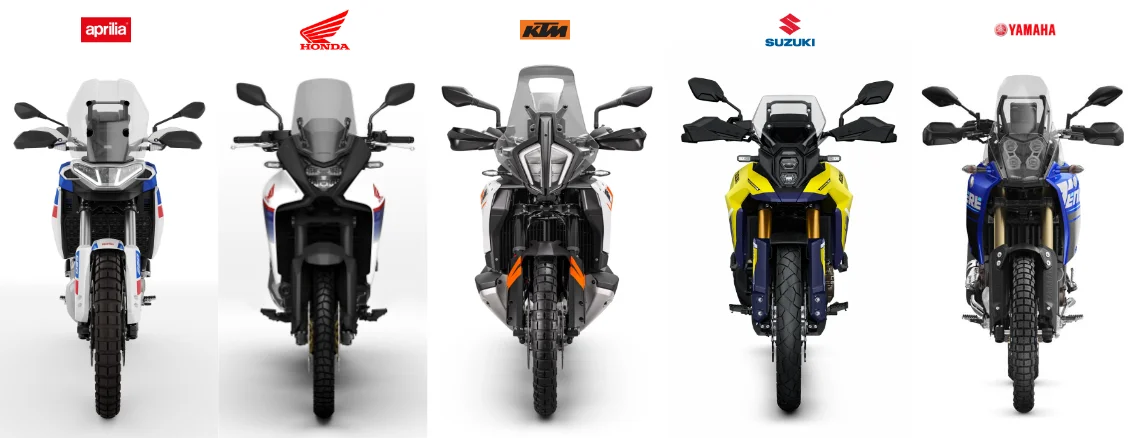 Aprilia Tuareg Honda Transalp XL750 KTM 790 Adv Suzuki V-Strom 800DE Yamaha Tenere