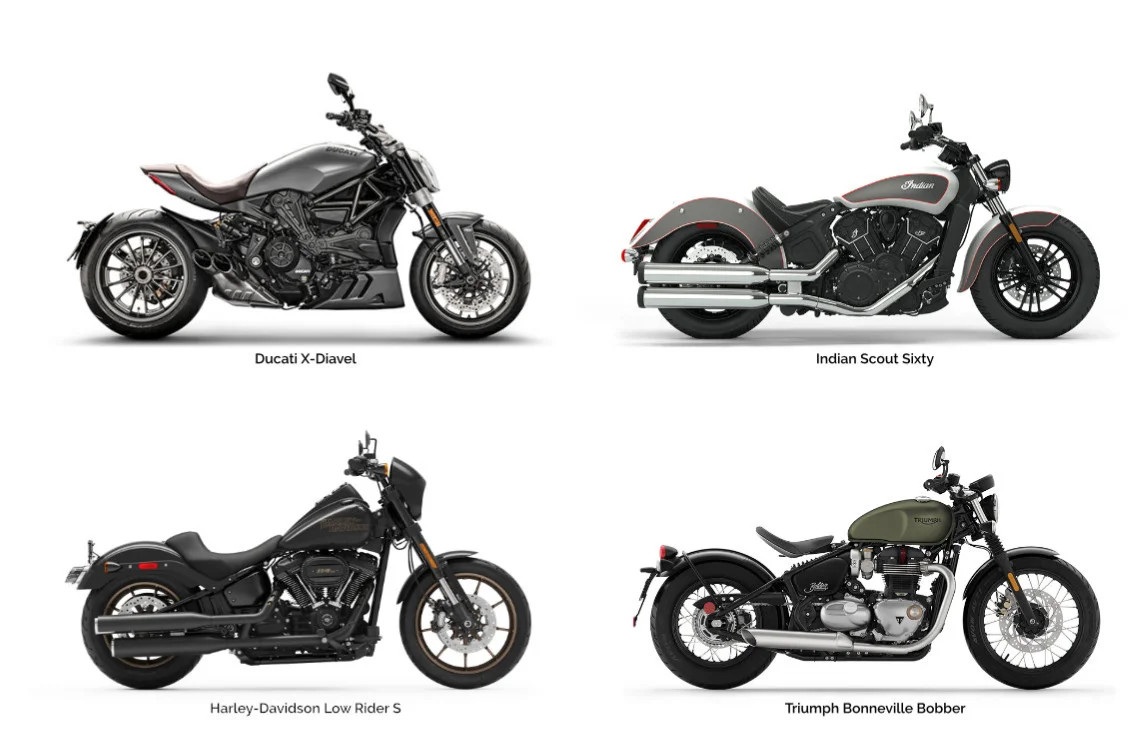 Motorcycle types: Custom