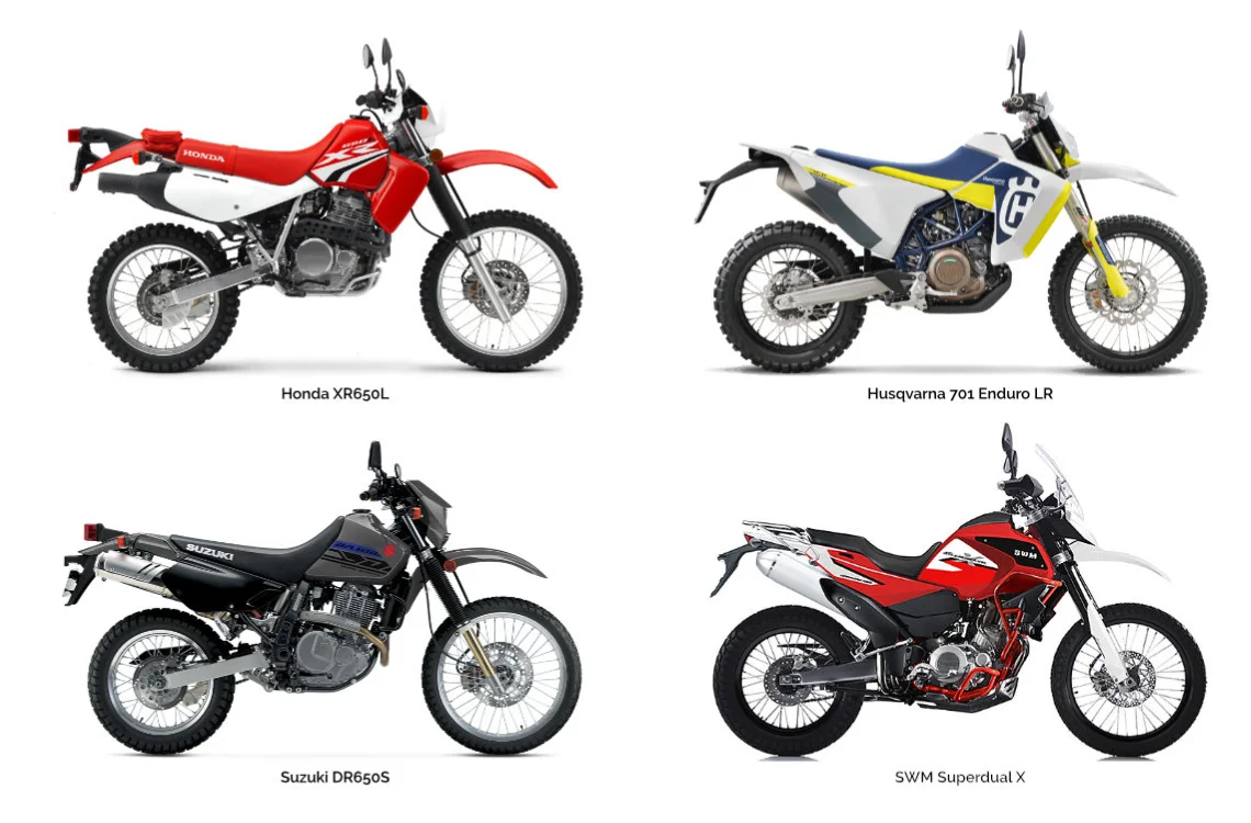 Motorcycle types: Dual Sport