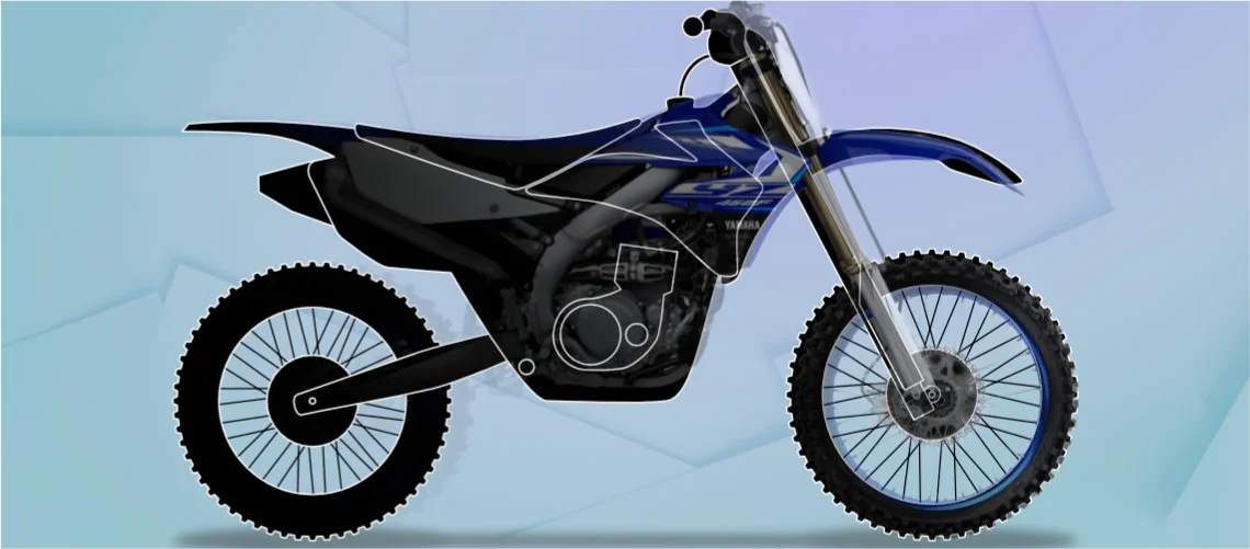 Yamaha YZF-250 Motocross para GTA San Andreas